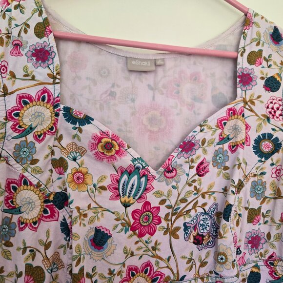 Floral ombre summer dress 2x with POCKETS!!! - Picture 6 of 8